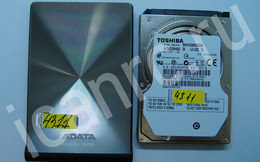 Разрушение логической структуры на диске ADATA NOBILITY NH92 (TOSHIBA MK5065GSX) 500GB