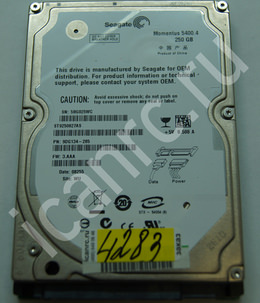 Нечитаемые сектора на диске ST9250827AS 250GB