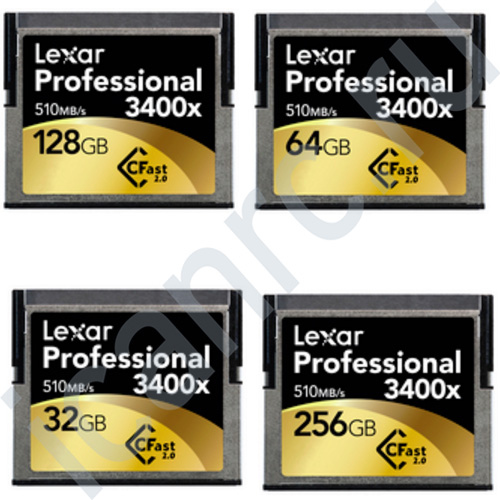 Professional 3400x CFast 2.0 card