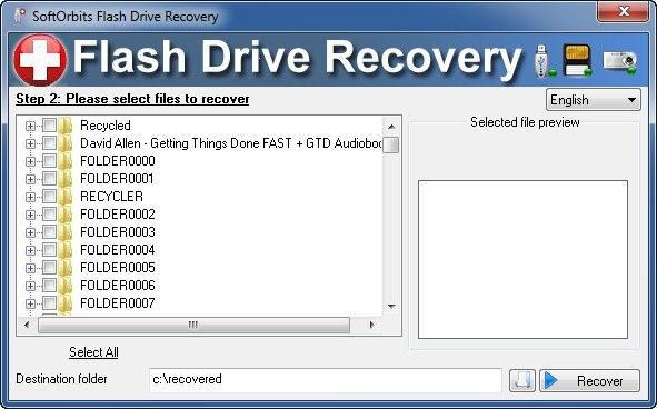 SP USB Flash Drive Recovery Software
