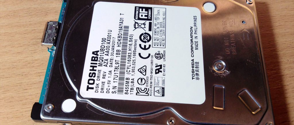 Ремонт и восстановление данных жесткого диска Toshiba